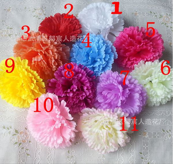 100pcs 9cm 11colors artificial carnation silk flower diy wedding decoration flowers wall flower bouquet kissing ball making
100pcs 9cm 11colors artificial carnation silk flower diy wedding decoration flowers wall flower bouquet kissing ball making