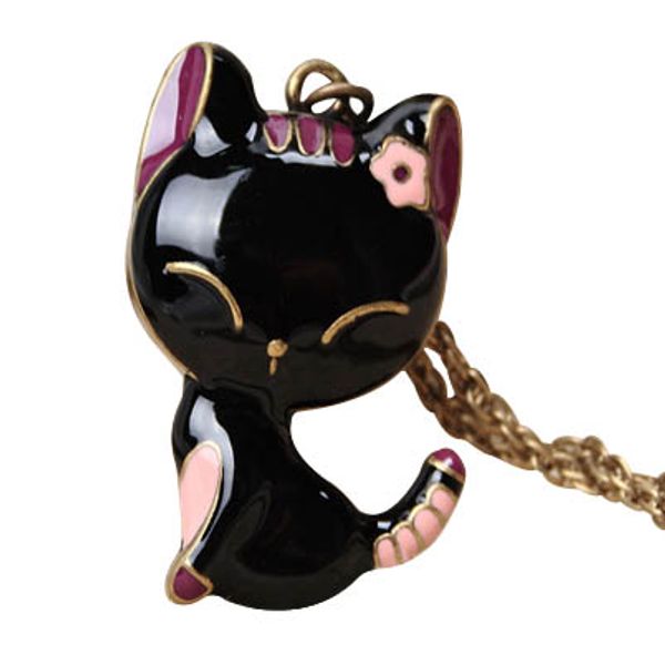 factory wholesale china jewelry necklace black female cat smile drip paint cat necklace ing, Silver
factory wholesale china jewelry necklace black female cat smile drip paint cat necklace ing, Silver