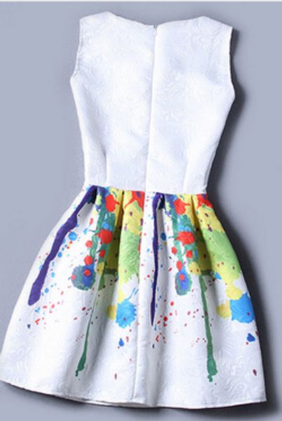 wholesale-2016 new arrival women colourful round neck sleeveless graffiti print jacquard dresses ladies cute a line short dress, Black;gray
wholesale-2016 new arrival women colourful round neck sleeveless graffiti print jacquard dresses ladies cute a line short dress, Black;gray