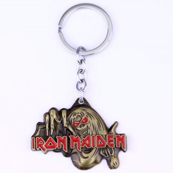 Trendy Silver Plated Alloy men Iron Maiden logo EDDIE monster KeyChain Iron Maiden KeyChain devil demon Key Chain Ring Pendant 2018 y048
Trendy Silver Plated Alloy men Iron Maiden logo EDDIE monster KeyChain Iron Maiden KeyChain devil demon Key Chain Ring Pendant 2018 y048