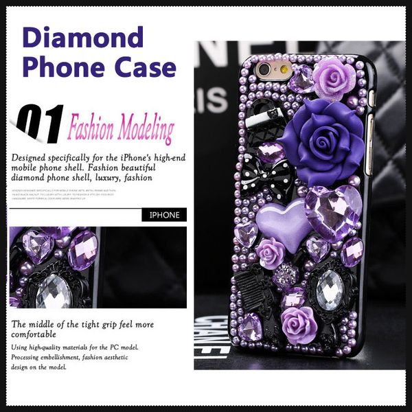 Luxury de ign for iphone 6 ca e 6 plu phone hell retro fa hion re in flower purple diamond hockproof popular brand back cover
Luxury de ign for iphone 6 ca e 6 plu phone hell retro fa hion re in flower purple diamond hockproof popular brand back cover
