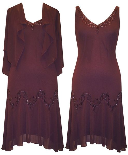 mother of the bride dresses with jacket tea length plus size beaded a line formal dresses elegant evening gowns custom made, Black;red
mother of the bride dresses with jacket tea length plus size beaded a line formal dresses elegant evening gowns custom made, Black;red