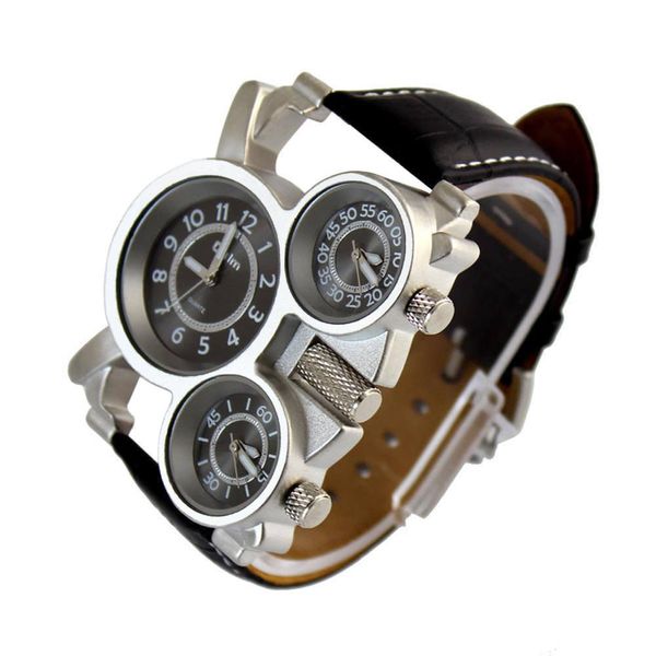 tesoar oulm luxury sport military quartz dial clock multi time zone mens wrist watch.pupug quartz wristwatch men women watch, Slivery;brown
tesoar oulm luxury sport military quartz dial clock multi time zone mens wrist watch.pupug quartz wristwatch men women watch, Slivery;brown