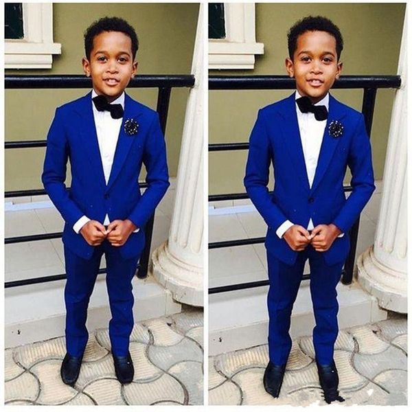 royal blue kid' formal wear 2 pieces wedding groom tuxedos for boys custom made children party suits, Black
royal blue kid' formal wear 2 pieces wedding groom tuxedos for boys custom made children party suits, Black
