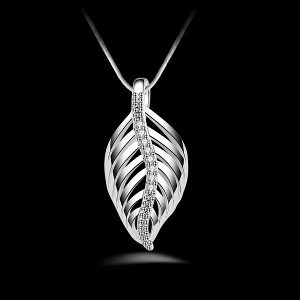 fashion 925 silver female leaves with diamond jewelry 925 silver necklace valentine's day holiday gifts 1628
fashion 925 silver female leaves with diamond jewelry 925 silver necklace valentine's day holiday gifts 1628