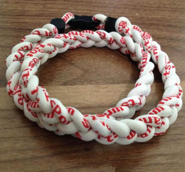 Germanium titanium 3 necklace tornado braided SPORTS football baseball new tornado pendant healthy Fashion body jewelry 40cm/45cm/50cm/55cm
Germanium titanium 3 necklace tornado braided SPORTS football baseball new tornado pendant healthy Fashion body jewelry 40cm/45cm/50cm/55cm