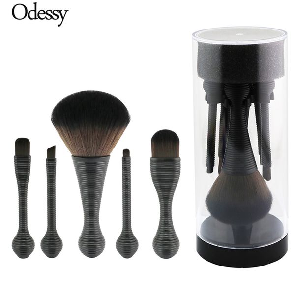 odessy portable makeup brushes 5pcs make up brush set cosmetics holder organizer travel plastic rack case
odessy portable makeup brushes 5pcs make up brush set cosmetics holder organizer travel plastic rack case