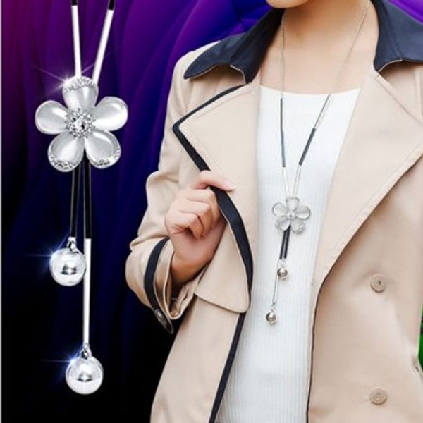 manmade opal 5 patal flower sweater chain silver plated sweater long chain jewelry gifts for her womens long necklaces
manmade opal 5 patal flower sweater chain silver plated sweater long chain jewelry gifts for her womens long necklaces