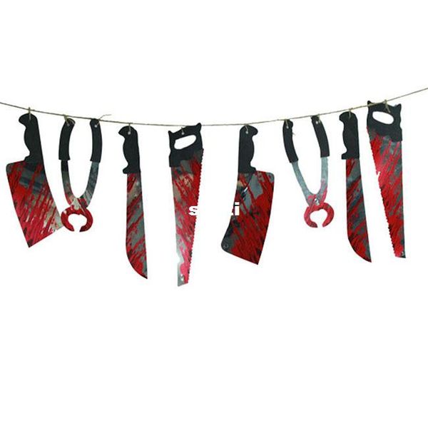 spooky halloween party haunted house hanging garland pennant banner decoration 
spooky halloween party haunted house hanging garland pennant banner decoration