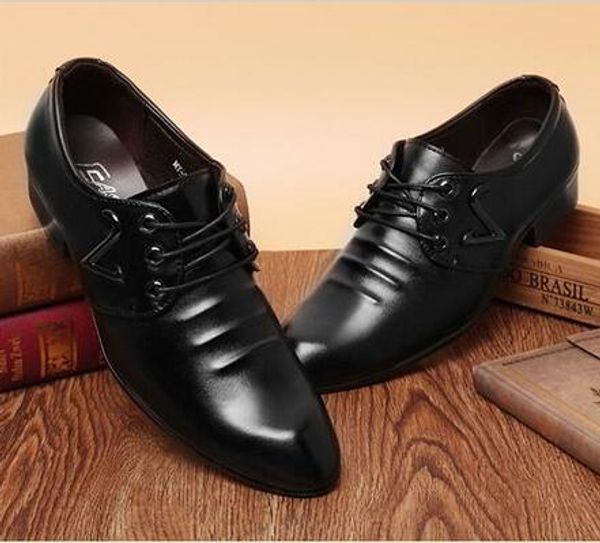 mens shoes casual 2018 new men oxfords, lace-up business men wedding shoes, pu leather men dress shoes size: eu38-44, Black
mens shoes casual 2018 new men oxfords, lace-up business men wedding shoes, pu leather men dress shoes size: eu38-44, Black