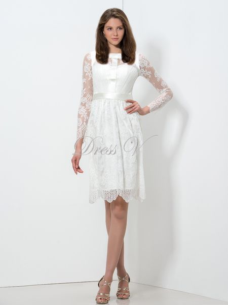 Short Wedding Dresses with Long Sleeves 2019 Lace Scoop Sheath Bridal Gowns Vestido De Noiva Casamento Wedding Party Dresses Custom Made
Short Wedding Dresses with Long Sleeves 2019 Lace Scoop Sheath Bridal Gowns Vestido De Noiva Casamento Wedding Party Dresses Custom Made