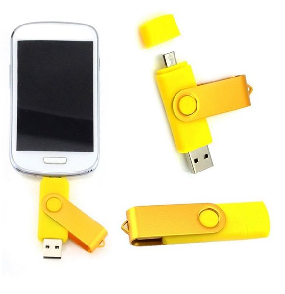 

64GB 128GB 256GB OTG external USB Flash Drive for Android Smartphones Tablets PenDrives U Disk Thumbdrives free epacket shipping