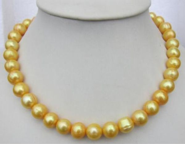 charming 19" natural south sea 11-12mm golden pearl necklace 14k yellow gold cl, Silver
charming 19" natural south sea 11-12mm golden pearl necklace 14k yellow gold cl, Silver