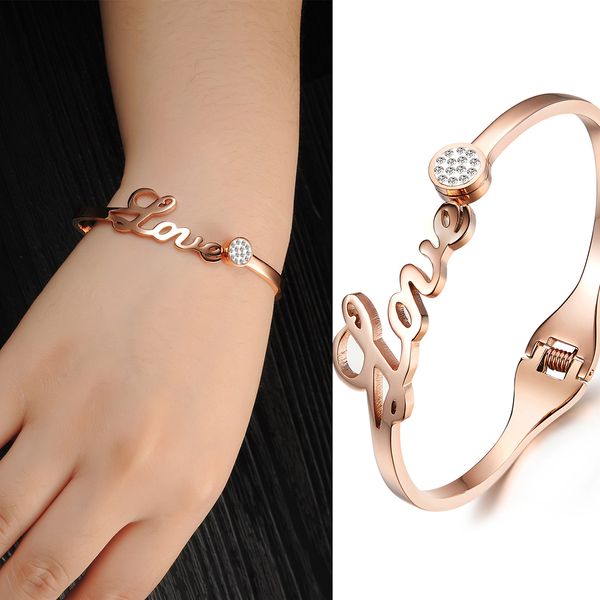 women love heart zircon cuff bangle stainless steel mother-of-pearl bowknot butterfly snowflake spring open-end wristband bangles bracelets, Black
women love heart zircon cuff bangle stainless steel mother-of-pearl bowknot butterfly snowflake spring open-end wristband bangles bracelets, Black