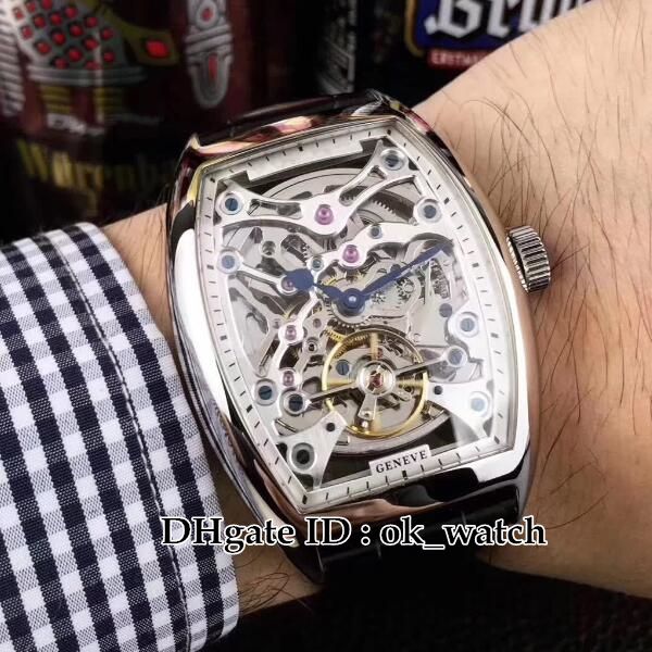 new squelette 8880 t sqt men's automatic mechanical watch classique skeleton hollow dial gents sport watches leather strap, Slivery;brown
new squelette 8880 t sqt men's automatic mechanical watch classique skeleton hollow dial gents sport watches leather strap, Slivery;brown