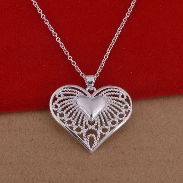foreign trade jewelry plated 925 sterling silver necklace, korean popular heart-shaped necklace 20pcs/lot
foreign trade jewelry plated 925 sterling silver necklace, korean popular heart-shaped necklace 20pcs/lot