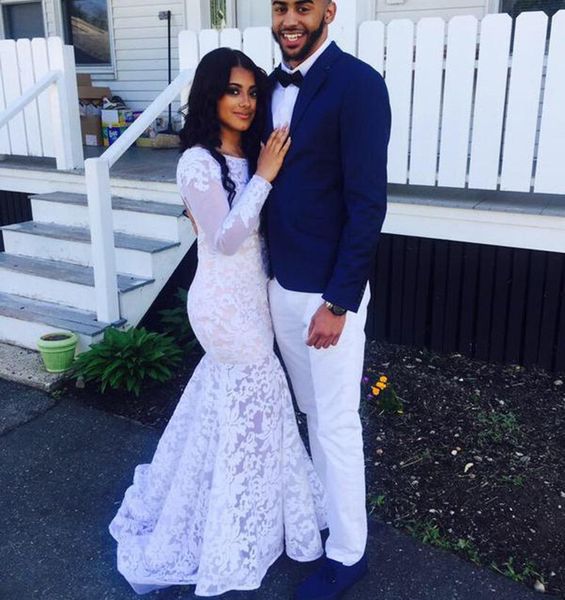 backless full sleeve new winter wedding dresses mermaid lace bridal gowns vestido de noiva transparent w091 embroidery, White
backless full sleeve new winter wedding dresses mermaid lace bridal gowns vestido de noiva transparent w091 embroidery, White