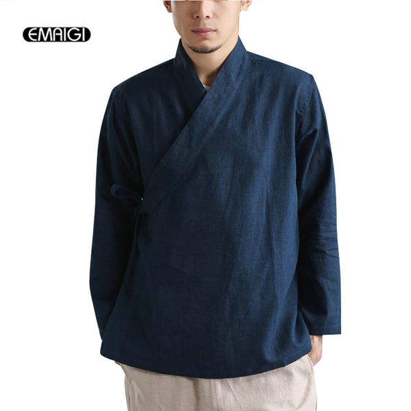 wholesale- spring autumn new men linen belt shirt male solid color loose casual shirts long sleeve china kongfu shirts kimono, White;black
wholesale- spring autumn new men linen belt shirt male solid color loose casual shirts long sleeve china kongfu shirts kimono, White;black