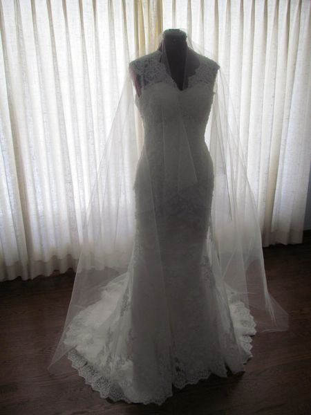 fashion sale romantic chapel white ivory champagne cut edge two layer bridal veil for wedding veil, Black
fashion sale romantic chapel white ivory champagne cut edge two layer bridal veil for wedding veil, Black