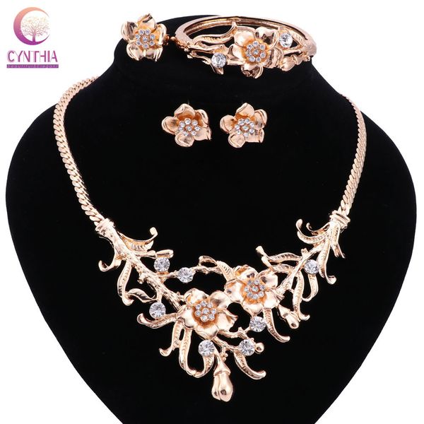 2 colors women statement necklace wedding necklace for party trendy jewelry sets with earrings boho crystal, Black
2 colors women statement necklace wedding necklace for party trendy jewelry sets with earrings boho crystal, Black