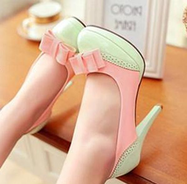 sweet girl students high-heeled shoes fashion shoes and fine documentary bow shoes ladies, Black
sweet girl students high-heeled shoes fashion shoes and fine documentary bow shoes ladies, Black