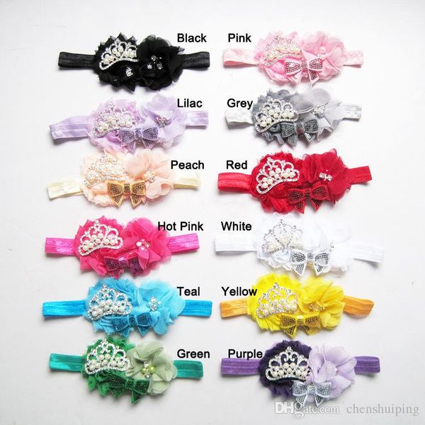 baby kids double flower elastic headbands with crown pearl rhinestone decor infant solid color hair accessories, Slivery;white
baby kids double flower elastic headbands with crown pearl rhinestone decor infant solid color hair accessories, Slivery;white