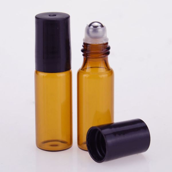 selling 300pcs 5ml amber roll on roller bottle for essential oils refillable perfume bottle deodorant containers with black roller cap
selling 300pcs 5ml amber roll on roller bottle for essential oils refillable perfume bottle deodorant containers with black roller cap