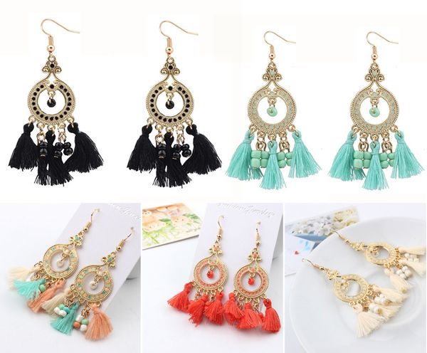 bohemian tassel dangle earrings boho 5 color metal crystal fringe earring vintage party jewelry earring accessories b670l, Silver
bohemian tassel dangle earrings boho 5 color metal crystal fringe earring vintage party jewelry earring accessories b670l, Silver