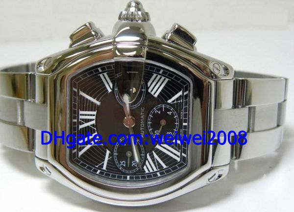 wholesale - luxury style stainless steel bracelet xl quartz mens watch men's sports wrist watches black dial, Slivery;brown
wholesale - luxury style stainless steel bracelet xl quartz mens watch men's sports wrist watches black dial, Slivery;brown
