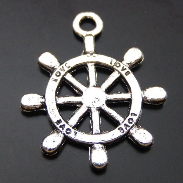25pcs antique silver alloy rudder charm pendant jewelry finding 14*24mm 39863 jewelry making, Bronze;silver
25pcs antique silver alloy rudder charm pendant jewelry finding 14*24mm 39863 jewelry making, Bronze;silver