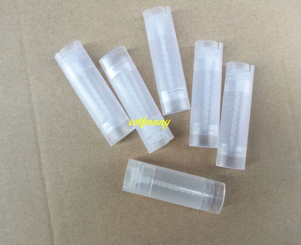 

200pc lot fa t hipping 4 5g empty oval lip balm tube tube deodorant container box random color