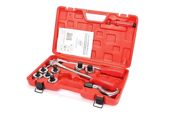 7 Lever Tube Heads Pipe Tools Expander Copper Plumbing Air Condition Expanding Tool Swaging Tool Piping Cutting Tubing Reamer CT-100A
7 Lever Tube Heads Pipe Tools Expander Copper Plumbing Air Condition Expanding Tool Swaging Tool Piping Cutting Tubing Reamer CT-100A