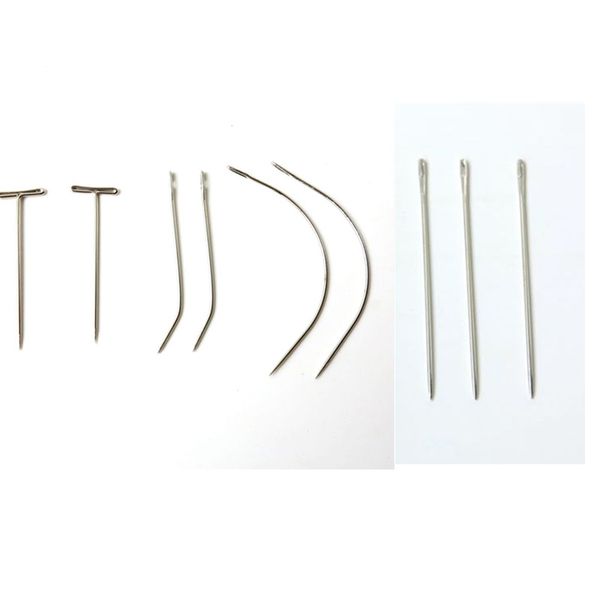 12pcs/bag needles hair weaving thread stainless steel sewing needles for weaving hair extensions different style
12pcs/bag needles hair weaving thread stainless steel sewing needles for weaving hair extensions different style