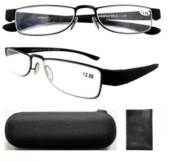 quality stainless steel frame rubber springy paint temple reading glasses +1.0/1.25/1.5/2.0/2.25/2.5/2.75/3.0 with box
quality stainless steel frame rubber springy paint temple reading glasses +1.0/1.25/1.5/2.0/2.25/2.5/2.75/3.0 with box