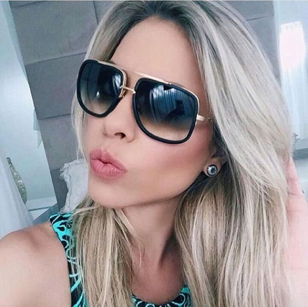 new fashion classic men oversized square sunglasses women brand designer vintage driving flat metal frame mirror shades ve075, White;black
new fashion classic men oversized square sunglasses women brand designer vintage driving flat metal frame mirror shades ve075, White;black