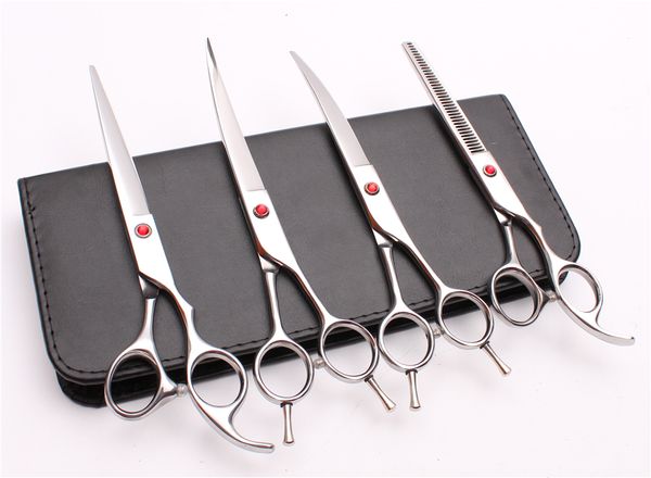 c3002 4pcs 7'' 440c customized logo professional pets grooming hair scissors cutting+thinning+up &down curved shears dog fur clipp
c3002 4pcs 7'' 440c customized logo professional pets grooming hair scissors cutting+thinning+up &down curved shears dog fur clipp