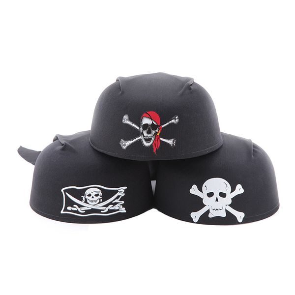 Halloween Ballroom Party Supplies Round Pirate Hat Pirate Captain Hat 55g Skull hats good quality free shipping
Halloween Ballroom Party Supplies Round Pirate Hat Pirate Captain Hat 55g Skull hats good quality free shipping
