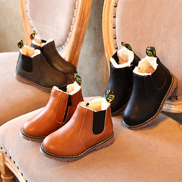 kids casual martin shoes 2017 brand soft leather non-slip shoes children with velvet winter shoes black grey brown boy girls boot size 21-36
kids casual martin shoes 2017 brand soft leather non-slip shoes children with velvet winter shoes black grey brown boy girls boot size 21-36