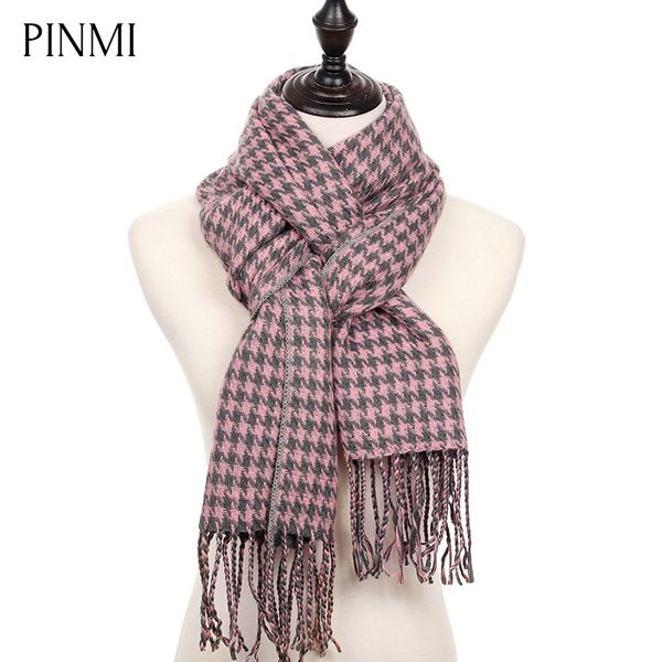 wholesale- pinmi classic houndstooth winter scarf women plaid warm cashmere scarf female 2017 new fashion soft blanket scarves and shawls, Blue;gray
wholesale- pinmi classic houndstooth winter scarf women plaid warm cashmere scarf female 2017 new fashion soft blanket scarves and shawls, Blue;gray
