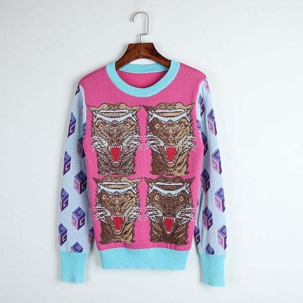 plum/blue patchwork women's sweaters flour tiger head print pullovers women blusas de inverno feminina dh065, White;black
plum/blue patchwork women's sweaters flour tiger head print pullovers women blusas de inverno feminina dh065, White;black