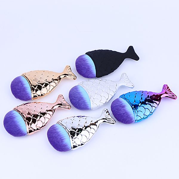 6pcs/lot mermaid makeup brushes powder blush foundation cosmetic tools fish brush contour bb cream make up brushes blue bristles
6pcs/lot mermaid makeup brushes powder blush foundation cosmetic tools fish brush contour bb cream make up brushes blue bristles