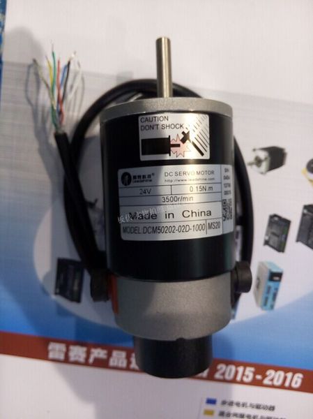 new leadshine dc servo motors dcm50202-02d-1000 work 24vdc output 1.79a to 14a power 50w running 3000rpm have 0.15nm cnc motor
new leadshine dc servo motors dcm50202-02d-1000 work 24vdc output 1.79a to 14a power 50w running 3000rpm have 0.15nm cnc motor