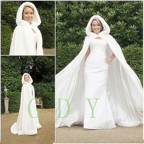 new to keep warm in winter cape long wedding cloaks with satin wedding bridal wraps bridal cloak, White
new to keep warm in winter cape long wedding cloaks with satin wedding bridal wraps bridal cloak, White