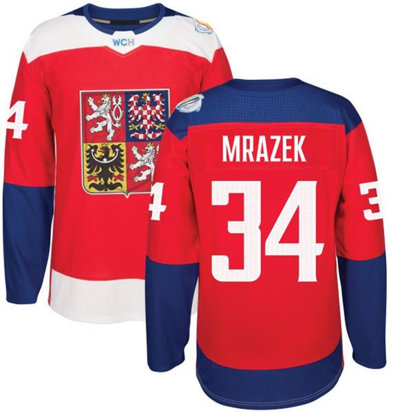 2016 World Cup of Hockey Czech Republic Team Jersey 33 Nakladal 34 Mrazek 83 Hemsky 30 Neuvirth 64 Polak 2 Michalek 62 Sustr Any Name Number
2016 World Cup of Hockey Czech Republic Team Jersey 33 Nakladal 34 Mrazek 83 Hemsky 30 Neuvirth 64 Polak 2 Michalek 62 Sustr Any Name Number