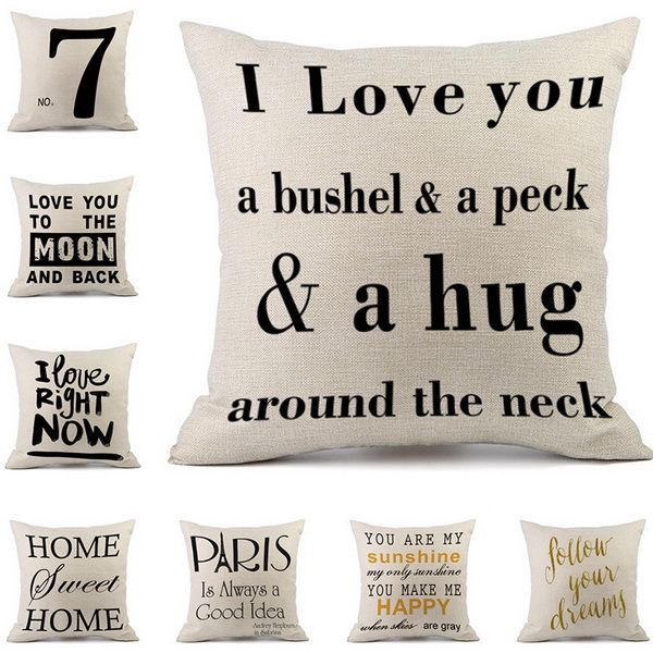 coushion cover european and american style fashion english letters home cotton linen simple nordic cushion sofa pillow cover decor
coushion cover european and american style fashion english letters home cotton linen simple nordic cushion sofa pillow cover decor