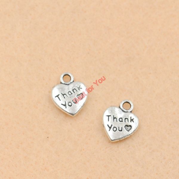 100pcs tibetan silver plated thank you heart charm fashion pendants for jewelry making diy jewelry findings 13x10mm jewelry making, Bronze;silver
100pcs tibetan silver plated thank you heart charm fashion pendants for jewelry making diy jewelry findings 13x10mm jewelry making, Bronze;silver