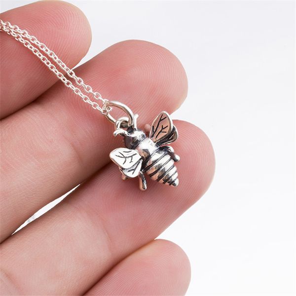925 sterling silver plated bumble bee charm necklace antique silver vintange pendants necklaces jewelry for women 18inches gnx8770
925 sterling silver plated bumble bee charm necklace antique silver vintange pendants necklaces jewelry for women 18inches gnx8770