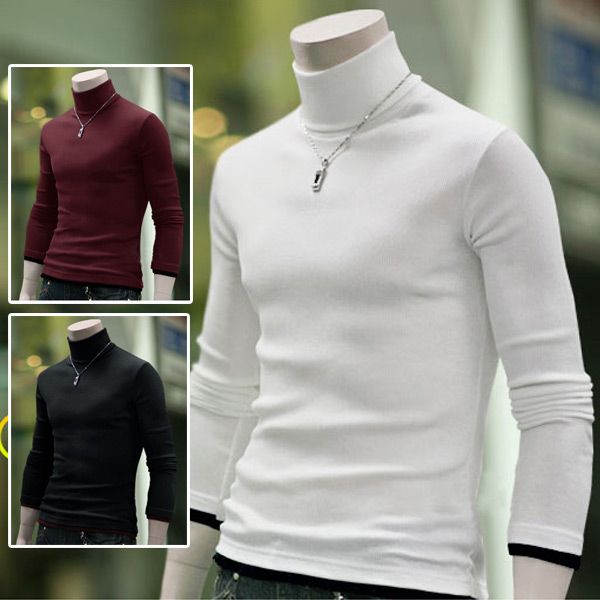 Wholesale-Free Shipping Men's Stylish Vogue Casual Fit Warm Soft Turtle-Neck Long Sleeves Tops Jumper Sweater White/Black/Red
Wholesale-Free Shipping Men's Stylish Vogue Casual Fit Warm Soft Turtle-Neck Long Sleeves Tops Jumper Sweater White/Black/Red
