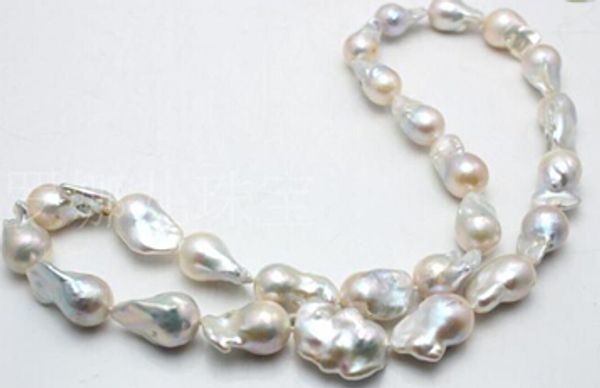 genuine natural 20-25mm rainbow baroque white pearl necklace 18inches bracelet 7.5inches earring ring, Black
genuine natural 20-25mm rainbow baroque white pearl necklace 18inches bracelet 7.5inches earring ring, Black
