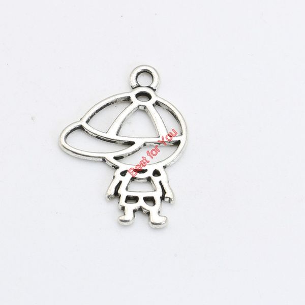 25pcs antique silver plated boys charms pendants bracelet necklace jewelry making accessories diy 25x19mm, Bronze;silver
25pcs antique silver plated boys charms pendants bracelet necklace jewelry making accessories diy 25x19mm, Bronze;silver